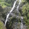 A Salto La Jalda in the middle of a lush green area.